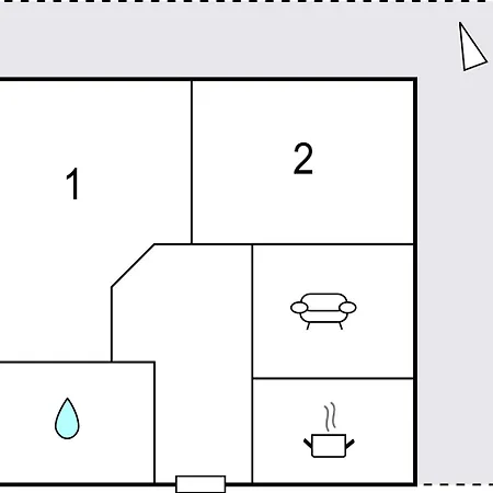 Apartamento Moderne Uderns